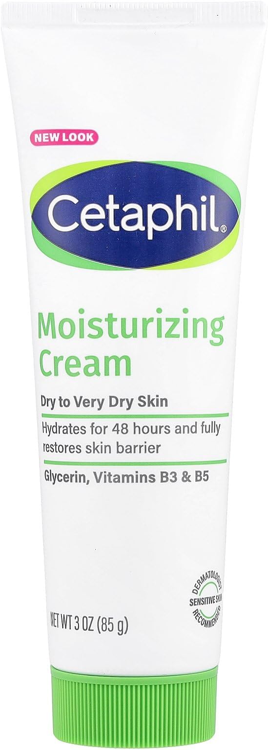 Cetaphil, Moisturizing Cream, Fragrance Free, 3 oz (85 g)