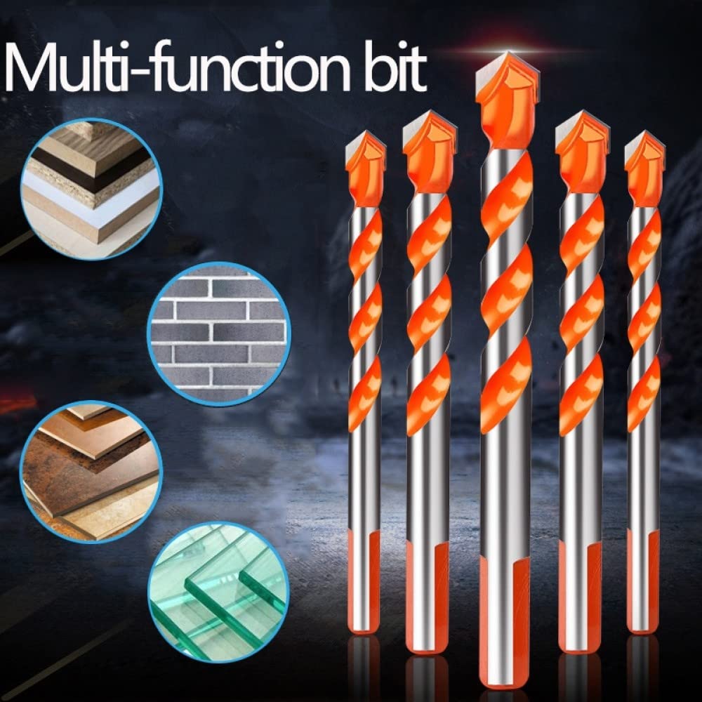 6/8/10/12mm Multifunction Drill Bits Set Ceramic Wall Tile Marble Glass Punching Hole Saw Drilling Bits Metal Working Drill Tool,4mm(8mm) MOICEYHF