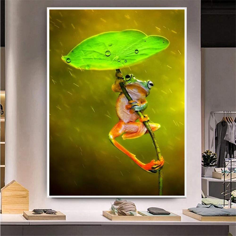 Peinture numero adulte enfant grenouille broderie diamant kit à offrir