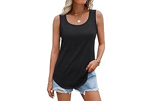 Womens Casual Summer Plus Size Tank Tops