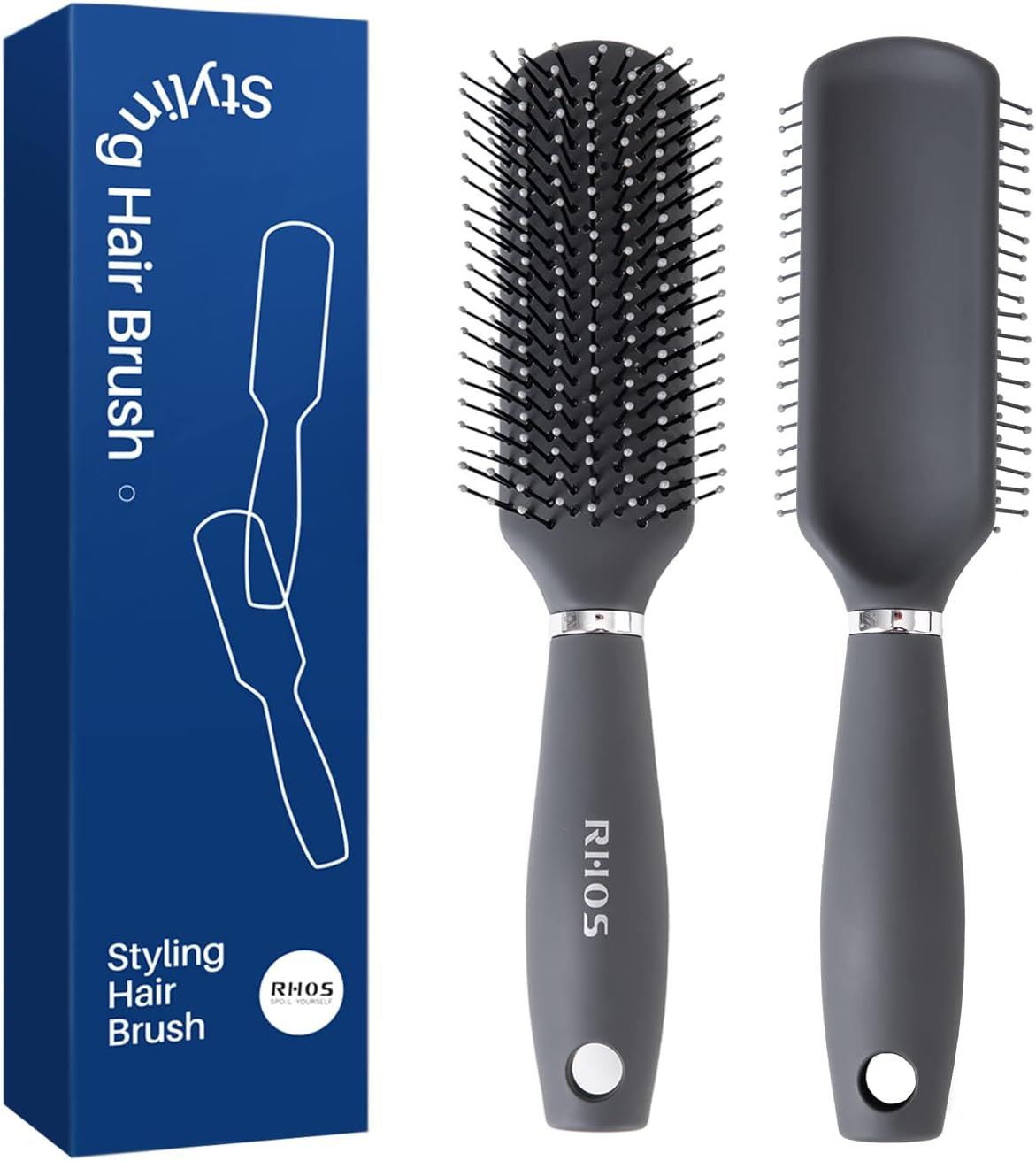 RHOS ヘアブラシ メンズ くし スタ