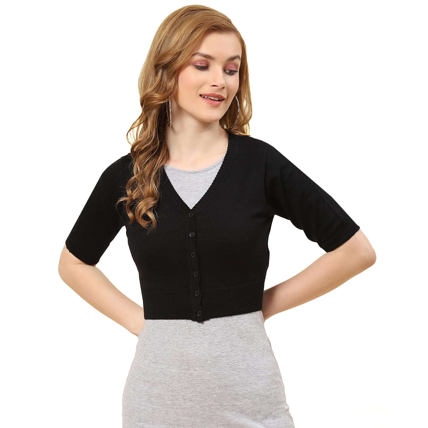 monte carlo Women's Solid Regular Fit Blouse-picture-20