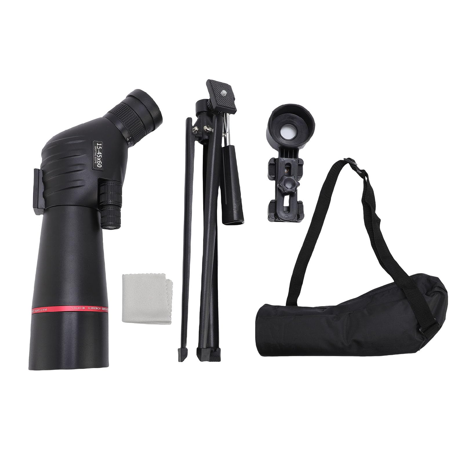 Cryfokt Wodoodporna Luneta 60 Mm ze Statywem Zoom 15–45X do Obserwacji Ptaków na świeżym Powietrzu