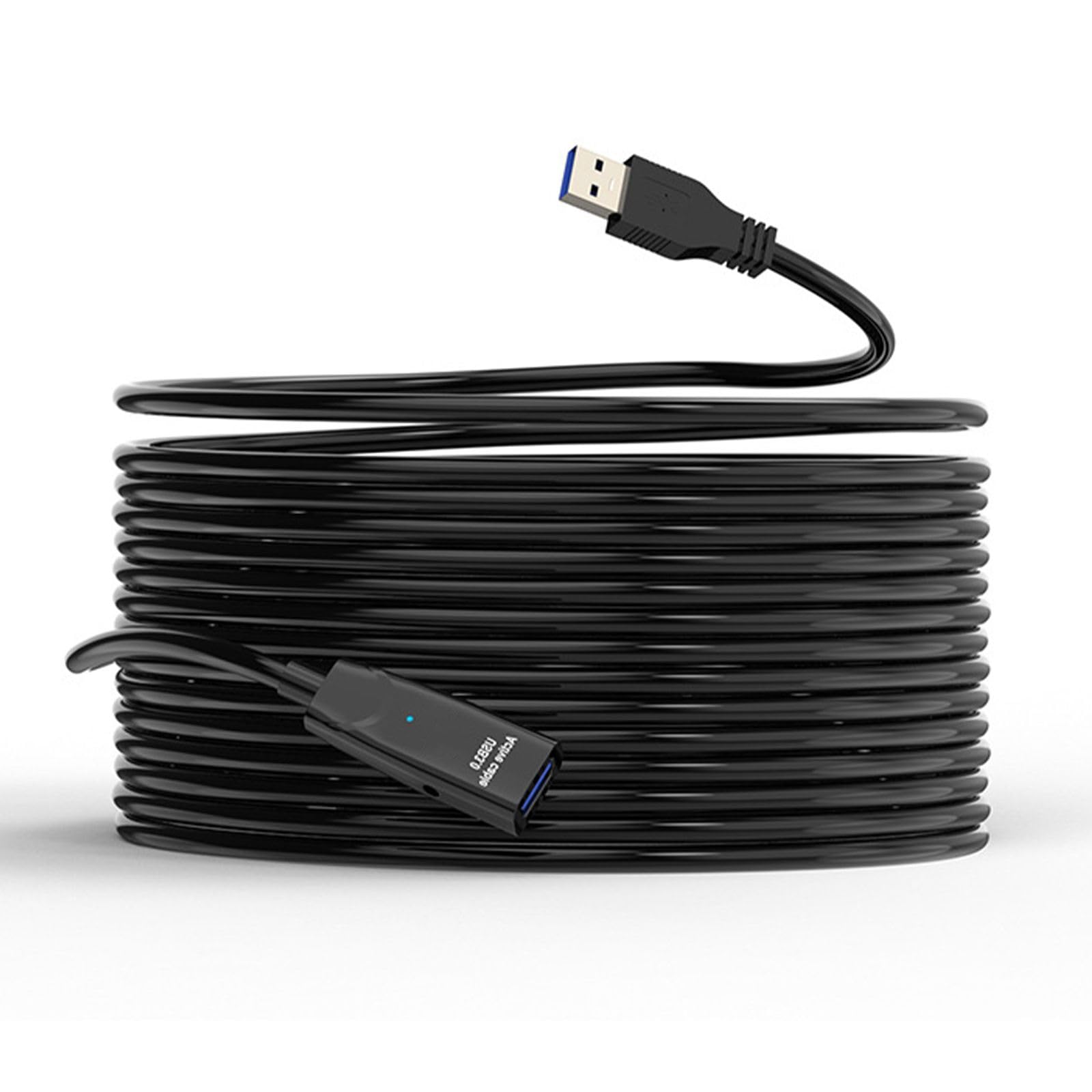 Cable de extensión USB 3.0, cable de datos USB macho a hembra, cable de datos para conexiones de datos sin problemas, adaptador de potenciador, cable USB macho a hembra