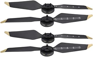 Drone RC Hélice de liberação rápida, hélices de redução de ruído de luz LED recarregáveis, acessórios de atualização de drone para DJI Mavic Pro/Platinum (2 pares)