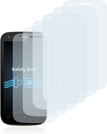 Savvies Protector de Pantalla para Wiko Cink Peax 2 [6 Unidades] - Transparente