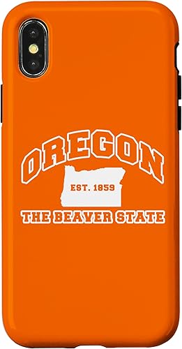 Miniatura 4 de Funda para iPhone 14 Oregon Souvenir Vacation Est 1859 The Beaver State Adultos