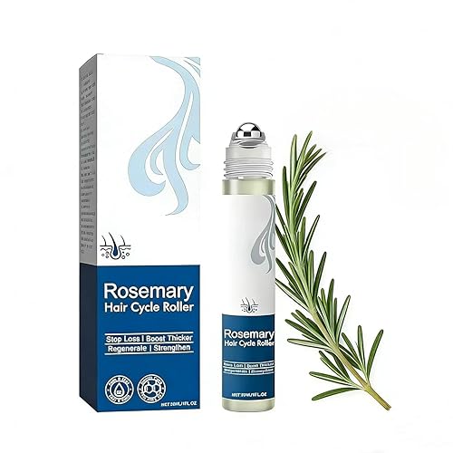 Suero para el crecimiento del cabello con 3% aceite de romero y redensyl, tratamiento anti pérdida de cabello para reducir la caída del cabello,