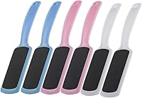 BTYMS 6 Pack Double-Sided Foot File Callus Remover - Pedicure Rasp for Dead Skin, Cracked Heels, Wet/Dry Use
