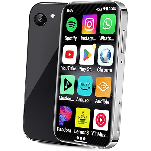 256GB MP4 Player with Bluetooth and WiFi 4G LTE, Android MP3 Player with Spotify YouTube and Amazon Music, Portable MP3 MP4 Player with Google Play Store,APPS,Camera,Radio,OTG,Music Player