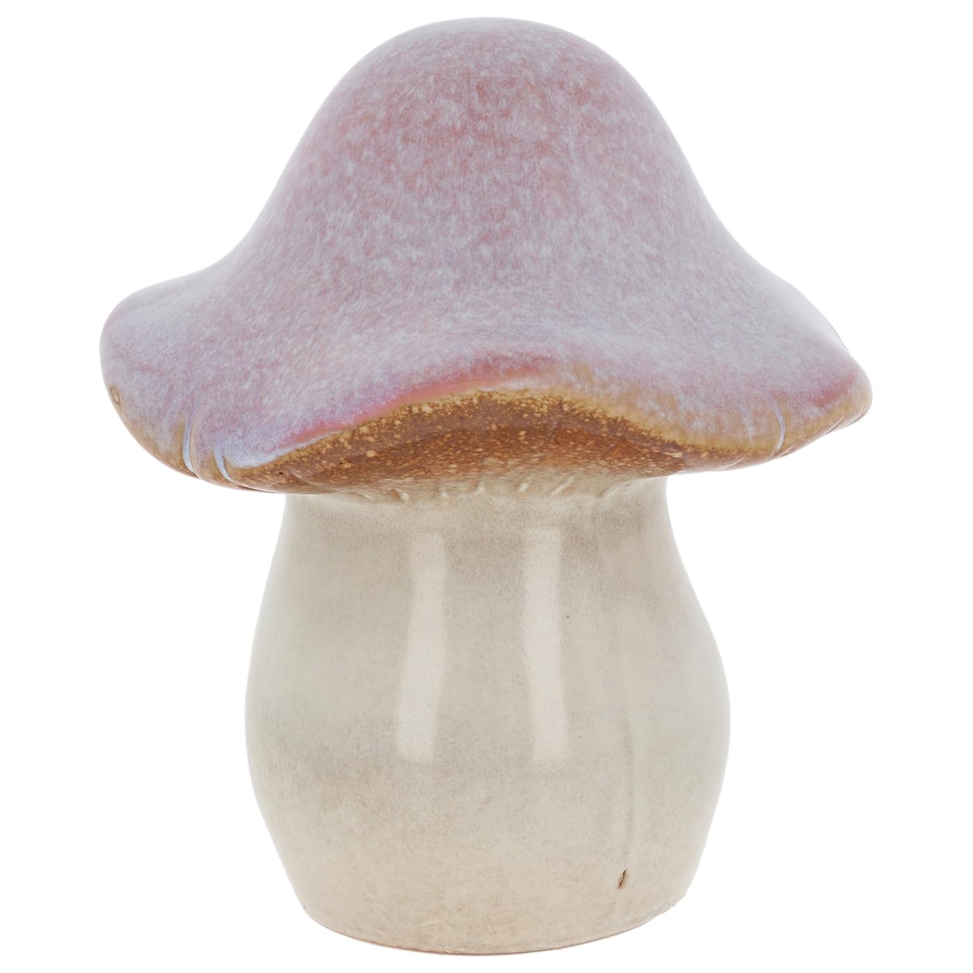 Shudehill Giftware Pink Single Pretty Mushroom Toadstool Pastel Ornament - Pink, Green Or Blue Neutral Designs Home Decoration (Pink Single)