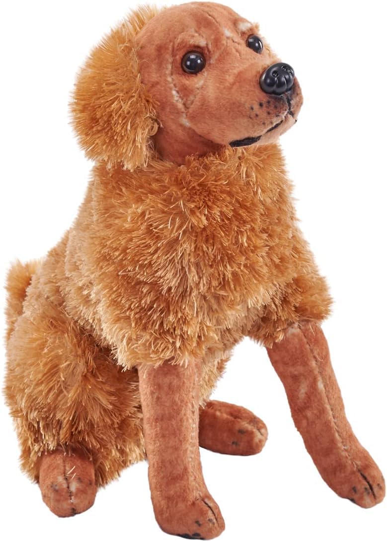 WILD REPUBLIC Rescue Dogs 6" 15cm Plush Toys With Sound - (Golden Retriever)