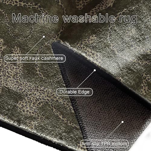 Tapete Decorativo Animal Print Para Dormitorio 4x5 ft miniatura 3