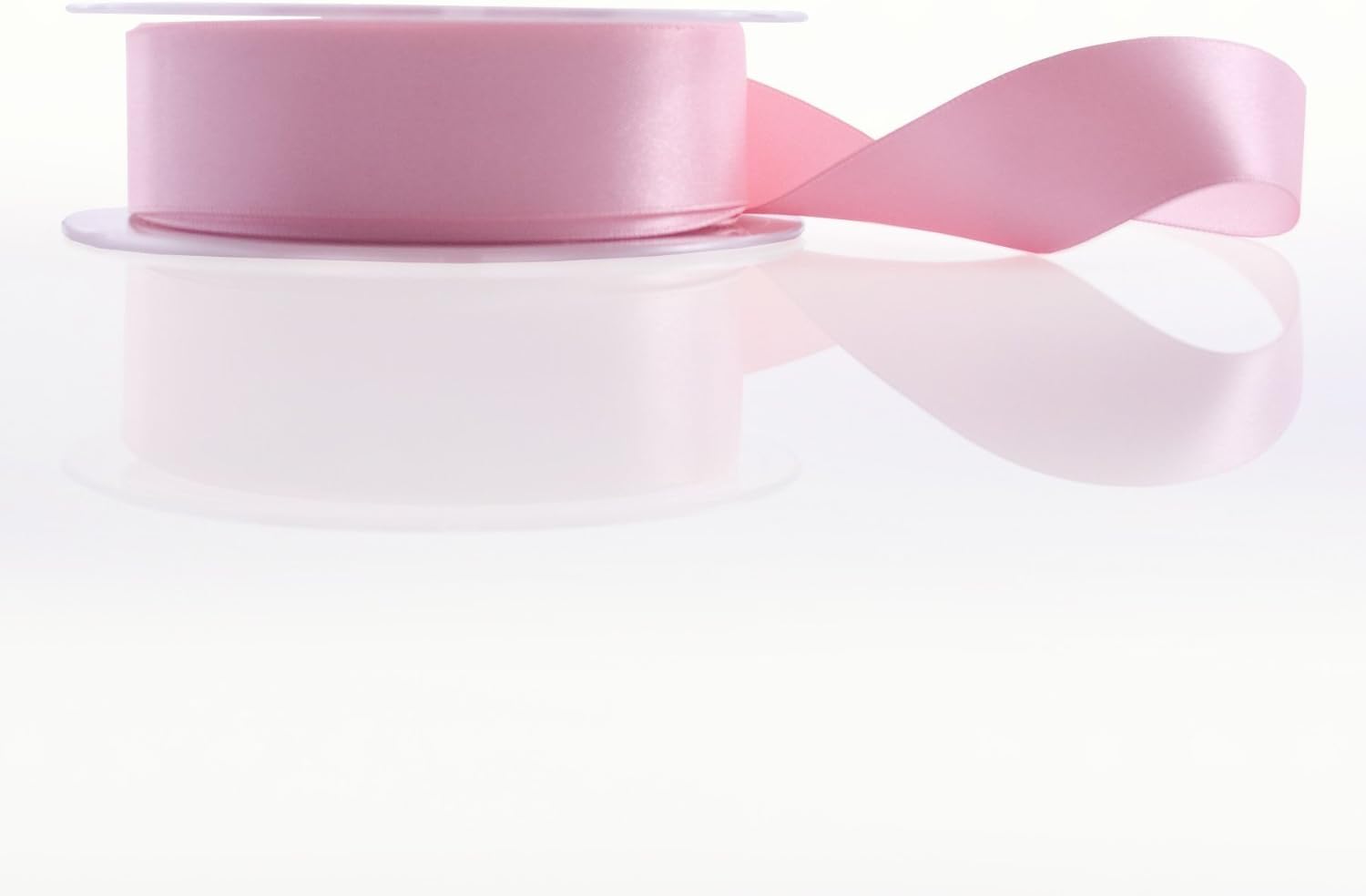 Baby Pink 25mm Satin Double Faced Ribbon (5mts Lengths)