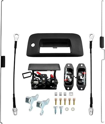 Vista 8 de Kit de reconstrucción del pestillo de la manija del portón trasero, compatible con Chevy Silverado 1500 2500 3500 1999-2006, GMC Sierra, reemplaza #