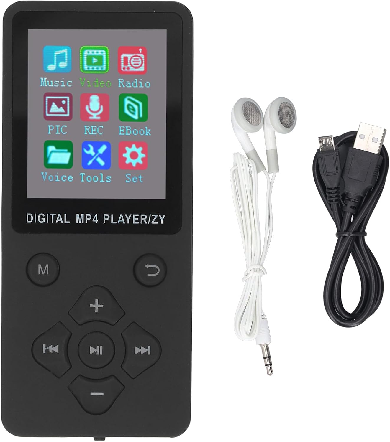 Fockety MP3 MP4 Player with included data cable and earphones