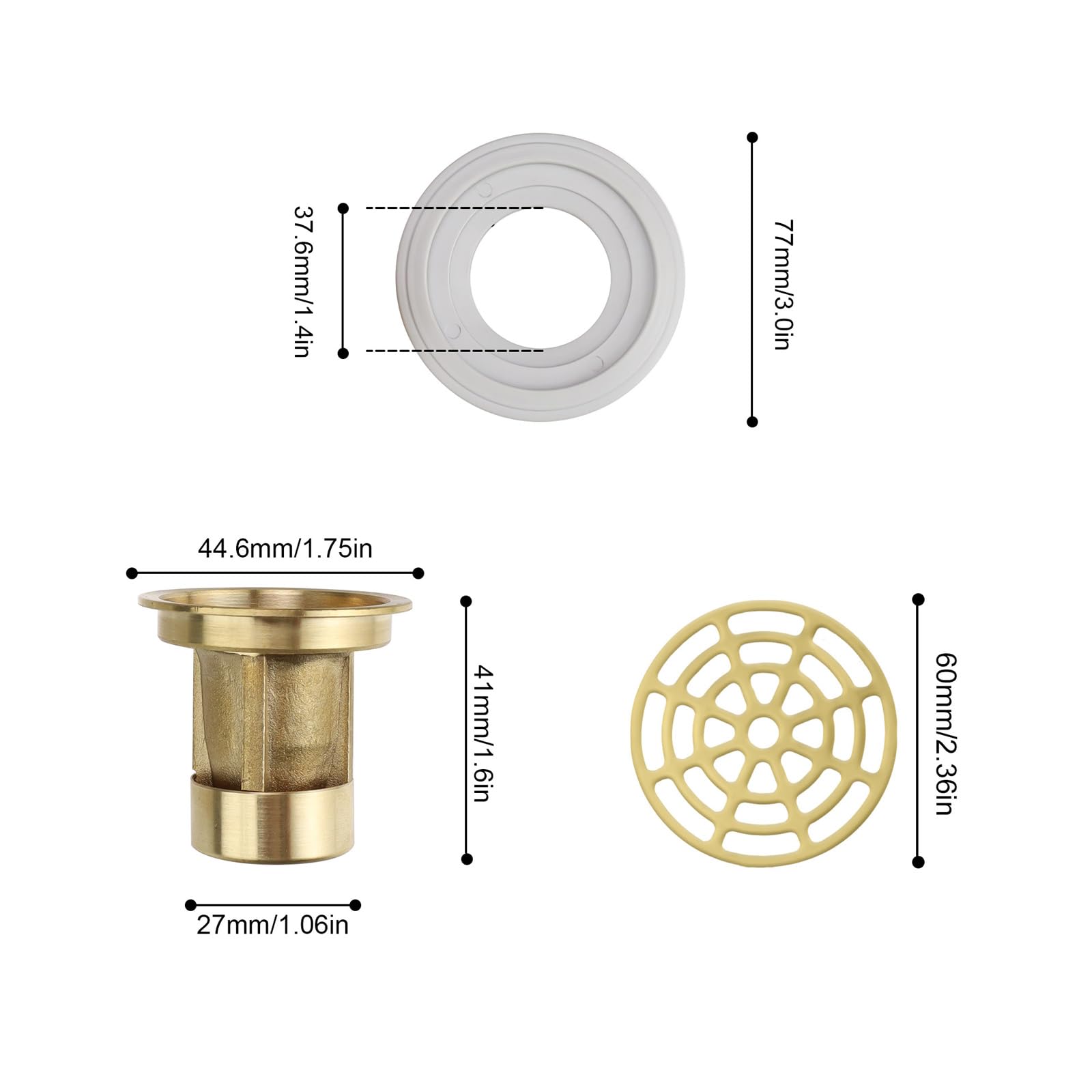 Modello Di Marmo Della Spina Di Pesce Del Pavimento Della Doccia - Foto 7