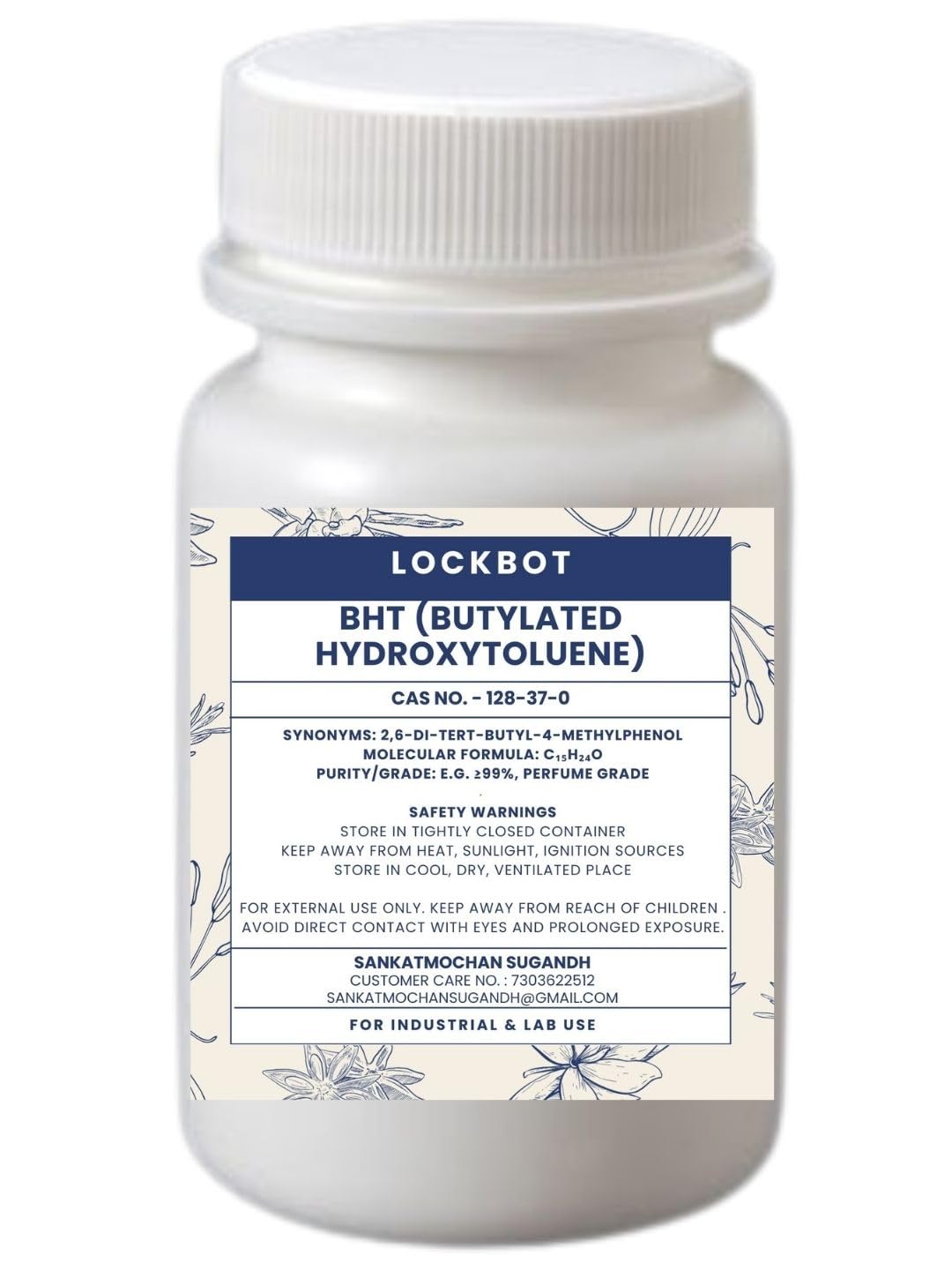 BHT Butylated Hydroxytoluene 100ml Preservative in Fragrance & Essential Oil Stabilizer DIY Purfume Making & Cosmetic Formulations – 100ml-image-3