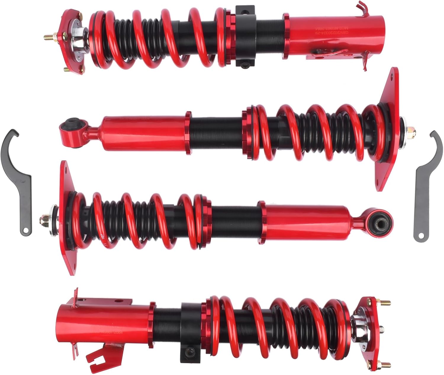 GELUOXI Height Adjustable Coilover Suspension Shock Absorber Lowering Kit Replacement for 2000-2006 Nissan Sentra Sunny Coilovers Springs Struts