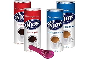 Njoy Pure Coffee Enhancer Creamer and Sugar Set
