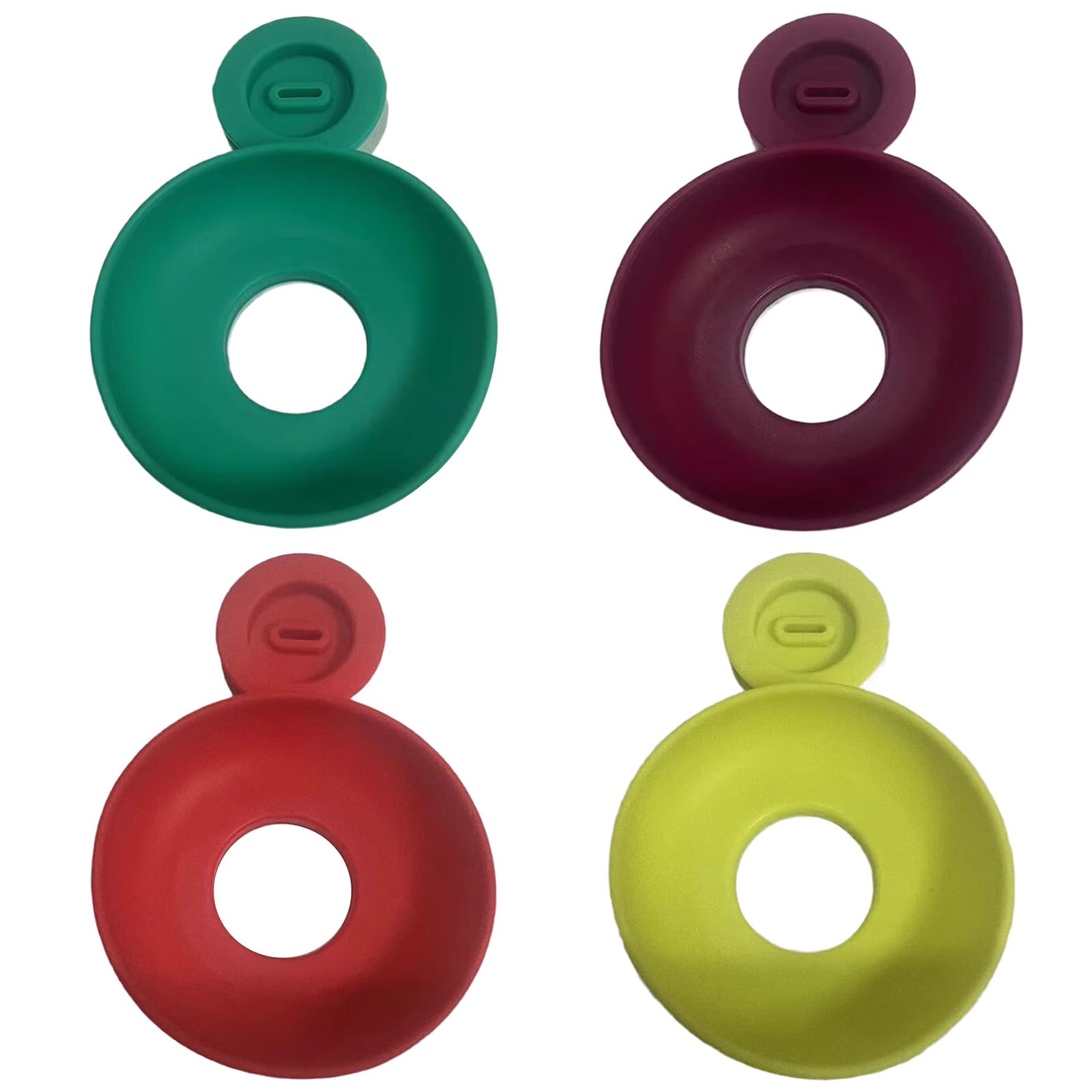 Jazuaiao Round 4Pcs 1 / 4Pieces Kids Anti Drip Popsicles Stand Silicone Ice Creams Hand Protectors Leak Proof Holders For Mess Release Snacking Anti Drip Ice Creams Stick Stands