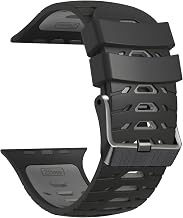 Watch Band for Apple Watch Ultra 2 49mm 45mm 44mm 42mm Soft Rubber watch bands for iWatch SE 1 2 Series 4 5 6 7 8 9 for men women
