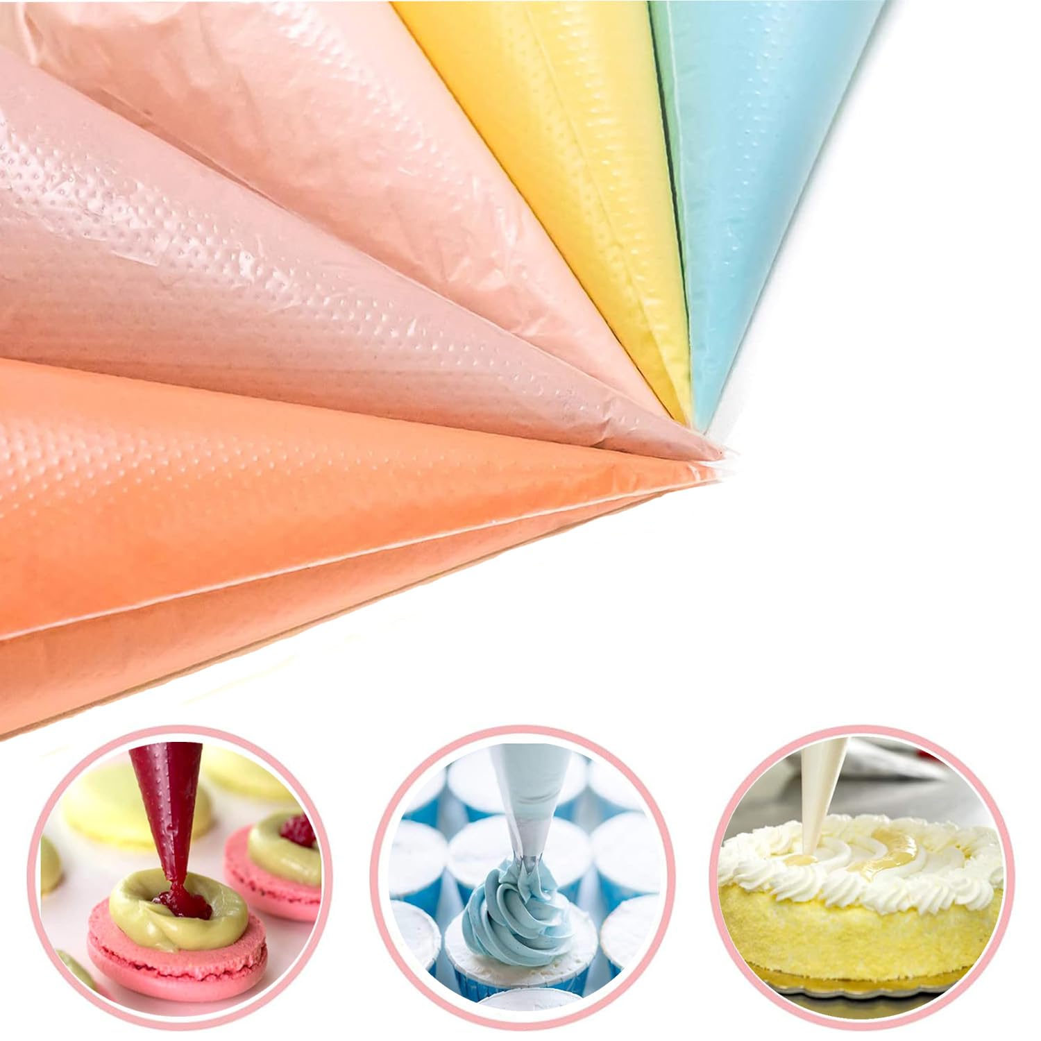 Poches à Douille Jetables Professionnelles pour Pâtisserie - Lot de 100