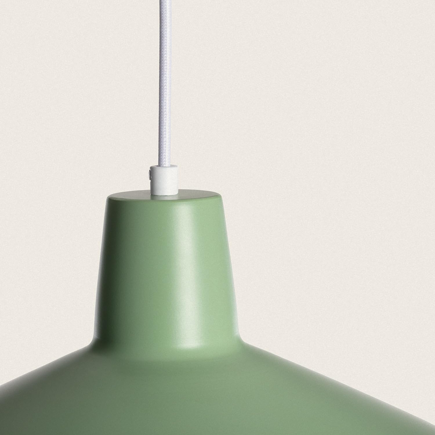 LEDKIA Lámpara Colgante Metal Meistter Verde Celadón