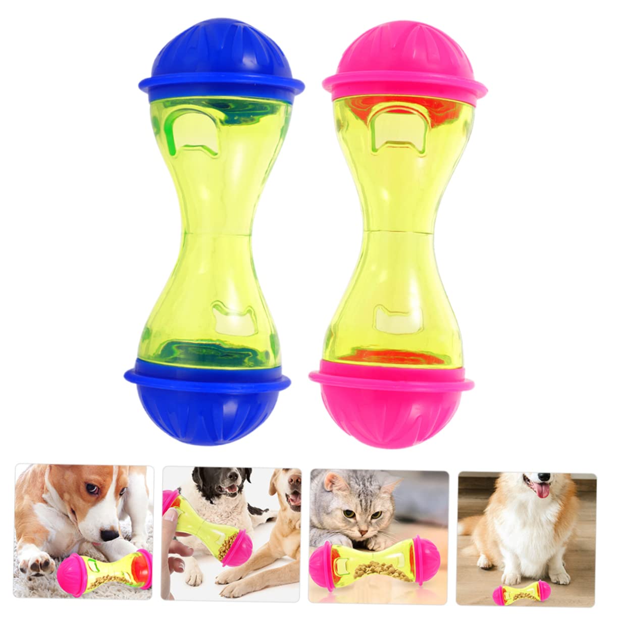 Mipcase 8piezas Juguete Interactivo para Mascotas Dispensador De Comida para Gatos y Perros para Estimulación Mental