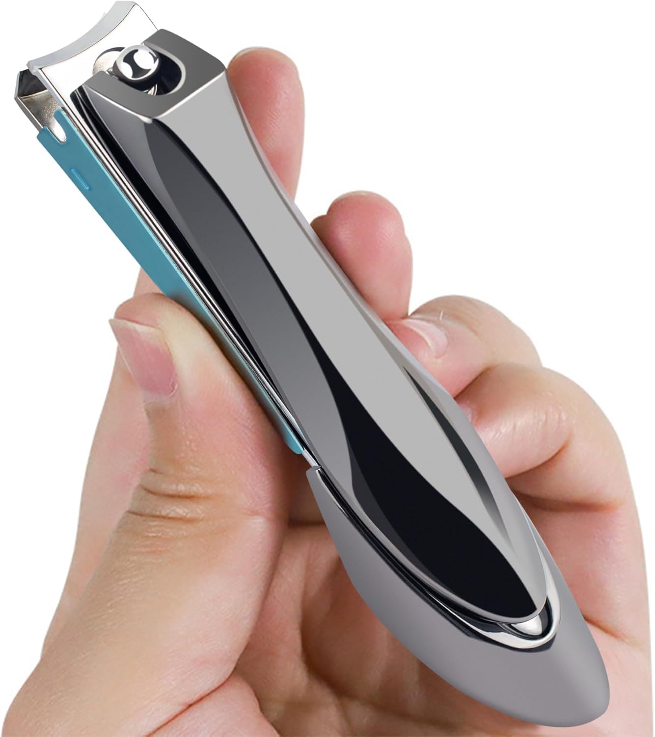 Large-Sized Nail Clipper – Precision Cuticle Trimmer for Manicure & Pedicure, Anti-Splash, Rust-Resistant