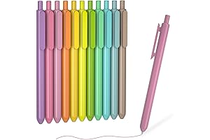 Shuttle Art Gel Pens, Medium Point for Smooth Writing & Drawing (11 Shades)
