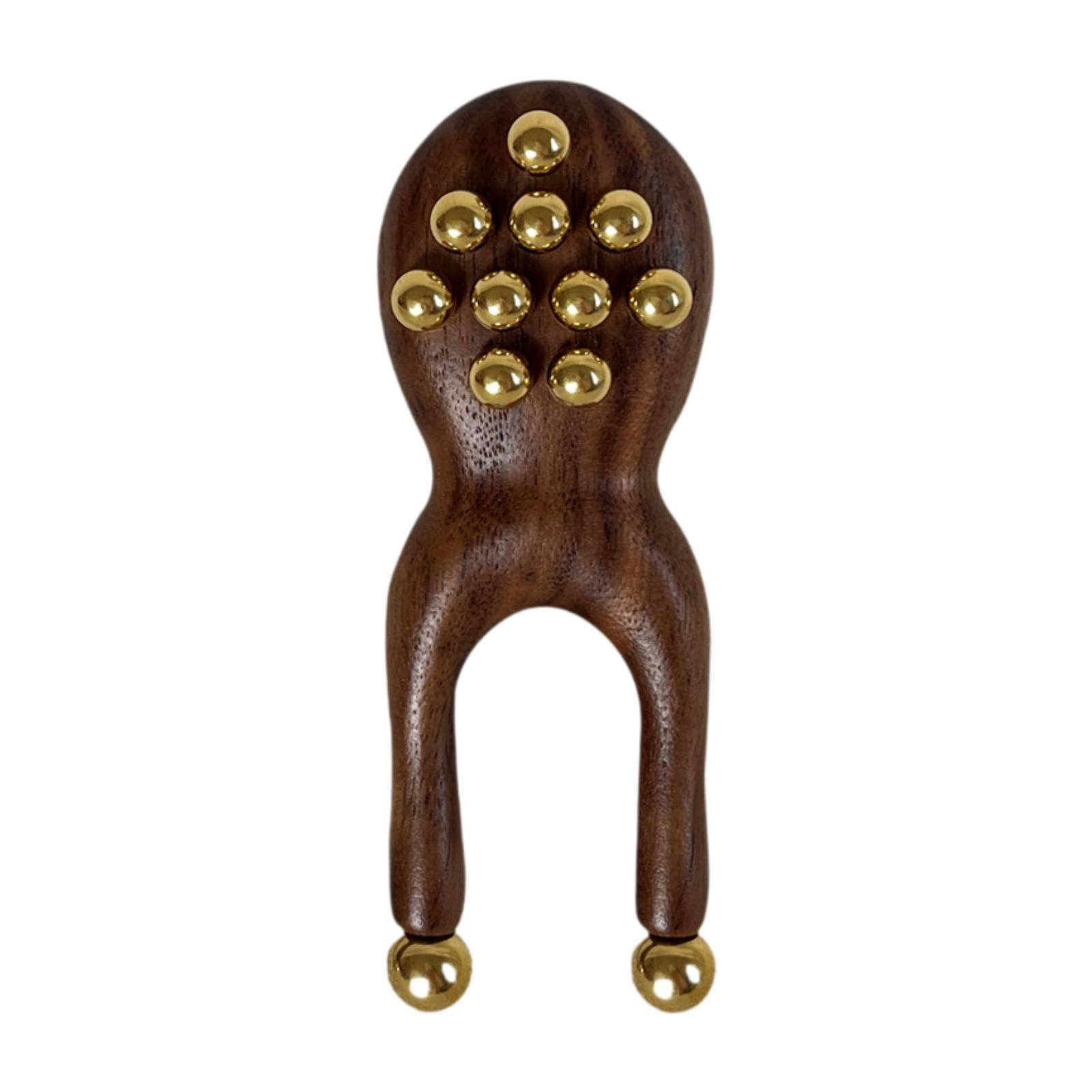 Generic Massaggiatore Facciale Manuale a Forma di Rana, Strumento Gua Sha in Legno