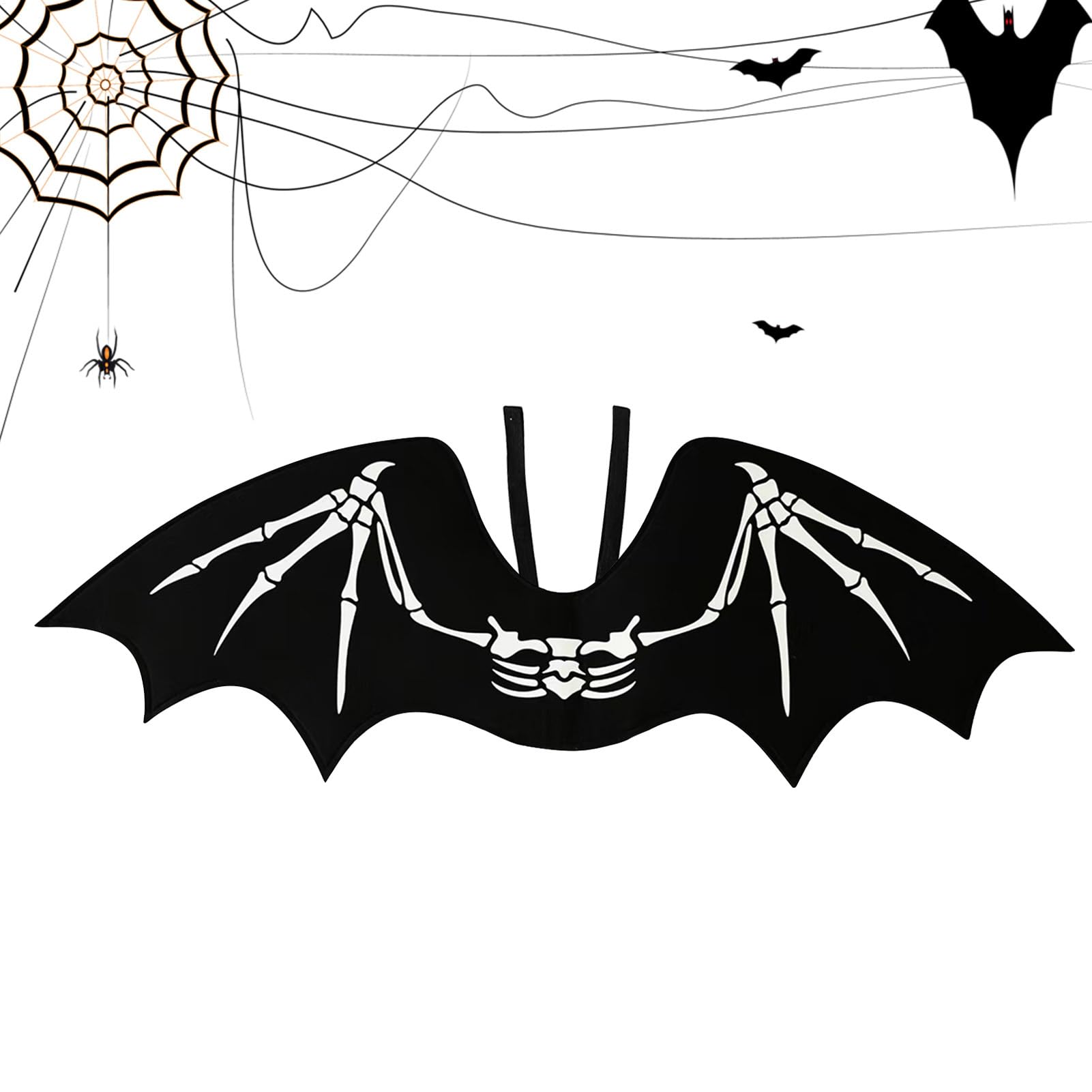 Bat Wings for Kids - Halloween Strap-On Party Supplies | Comfortable Costume Holiday Decorations | for Easter Christmas Birthday Events Stage Theater Actors Men Women Boys Girls