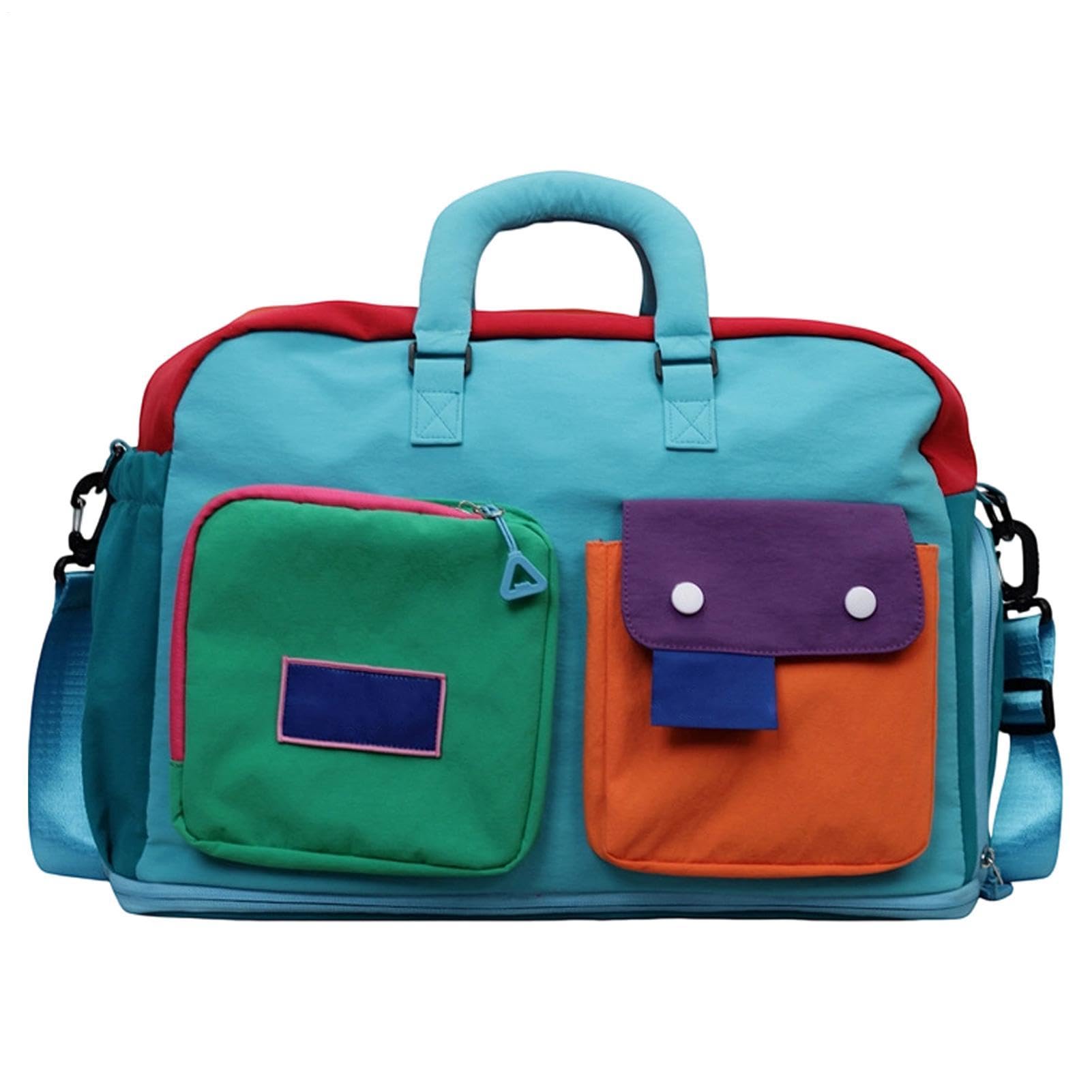 Borsa Overnight Tote Impermeabile Ampio Scomparto Scarpe