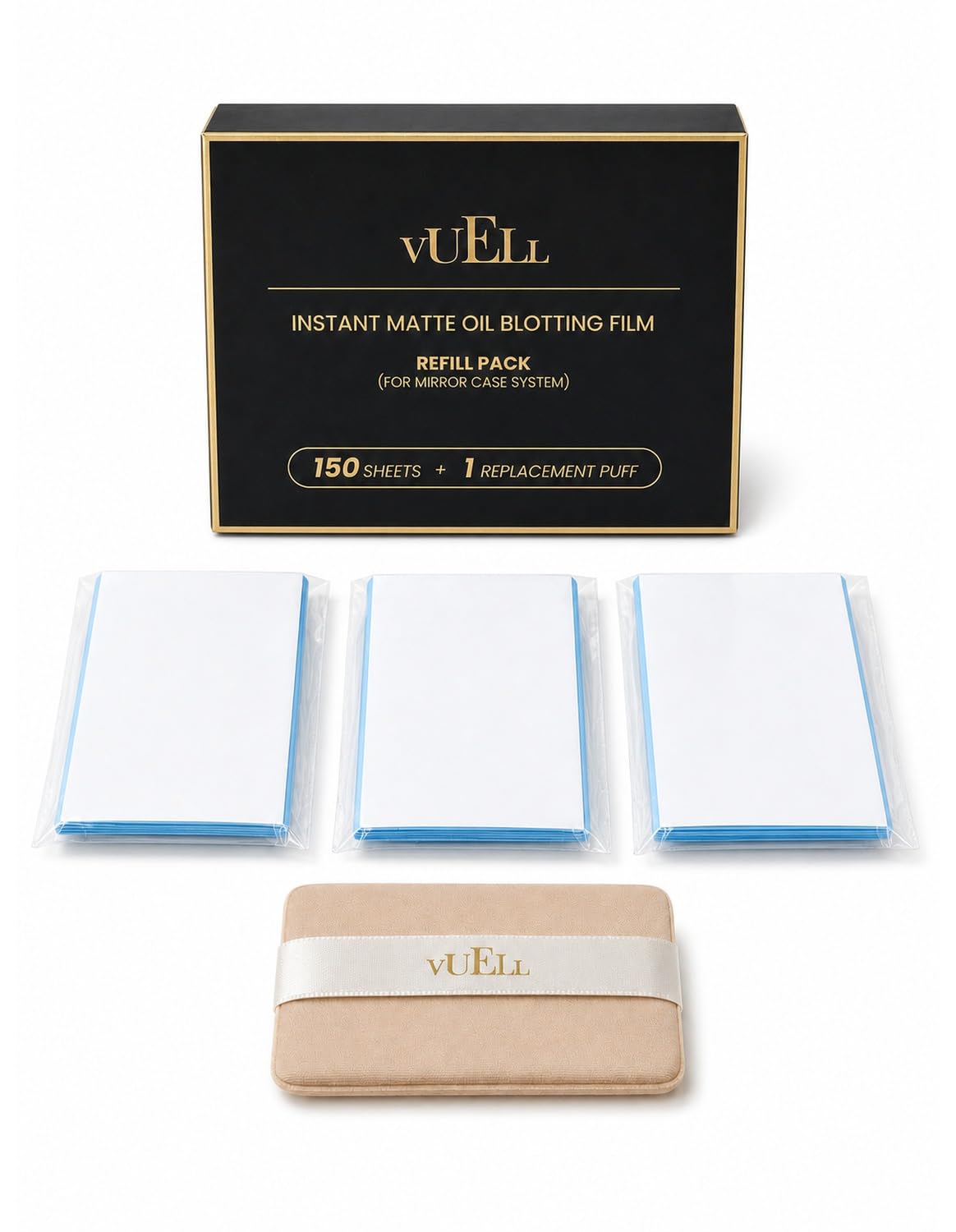 High-Performance Oil Absorbing Sheets for Face Refill Pack