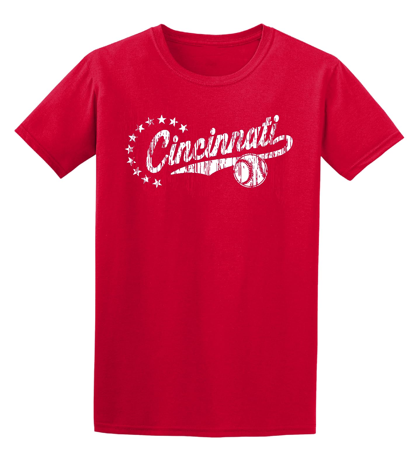 J2 Sport Men's & Women's Short Sleeve Baseball Shirt, Cincinnati, Large โ image 1
