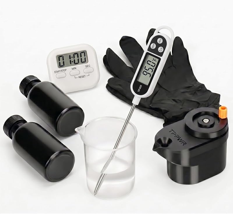 35mm Film Development Tank - No Dark Bag Required, Compact & Easy-to-Use Developing Kit for 135 Film, Includes Magnetic Clips & Full 7-Piece Set for Home B&W Processing