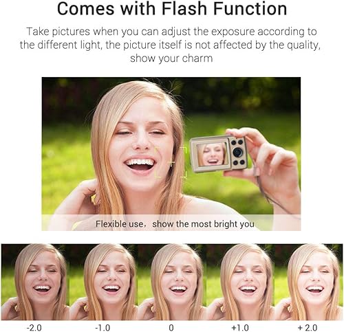 Miniatura 7 de Andoer HD 1080P - Videocámara para niños, 16 MP, zoom digital 16 X, con pantalla LCD de 1.77 pulgadas