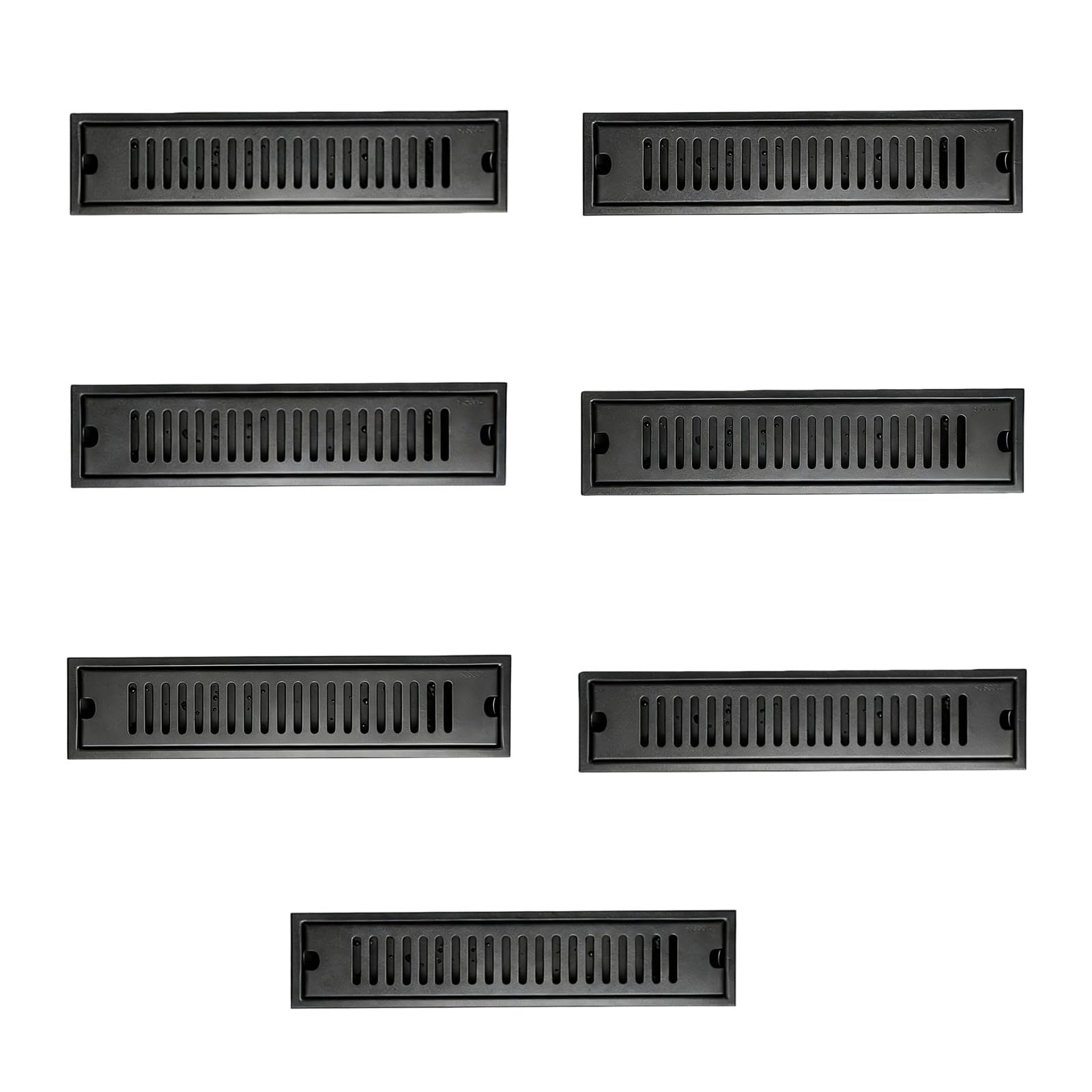 Filtro rectangular antiolores para recoger el pelo, rejillas de desagüe de suelo, ducha de acero inoxidable para flujos de agua eficientes, colador de ducha de baño