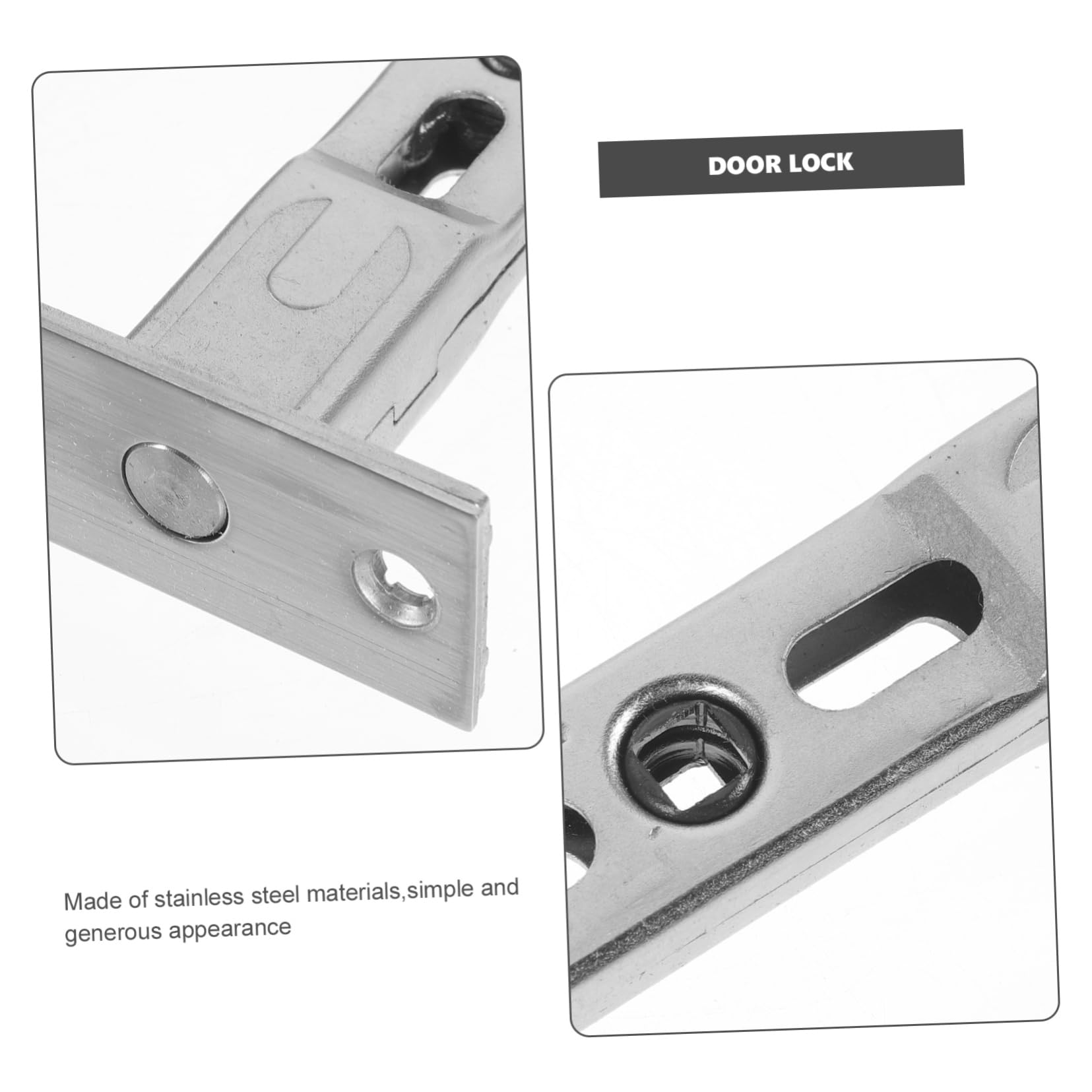 Housoutil 5 Serrature Per Porte In Legno Per Porta Interna Serratura Del Bagno Guarnizione Di Chiusura Del Garage Con Serratura Tubolare Combinazione Serratura Automatica Chiave Maniglia