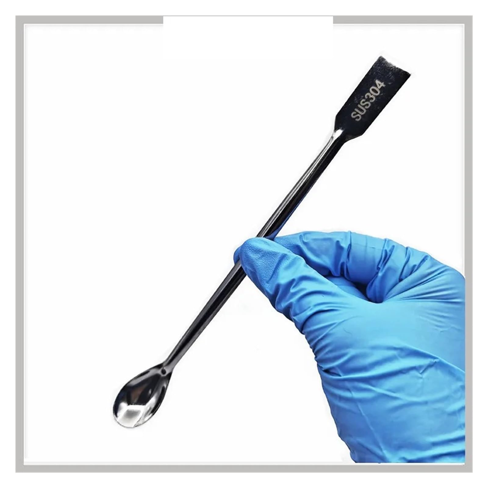 Cuchara Muestreo Laboratorio Espátula de cuchara laboratorio | Espátula Pesar Cuchara Laboratorio Química Médica 10PCS