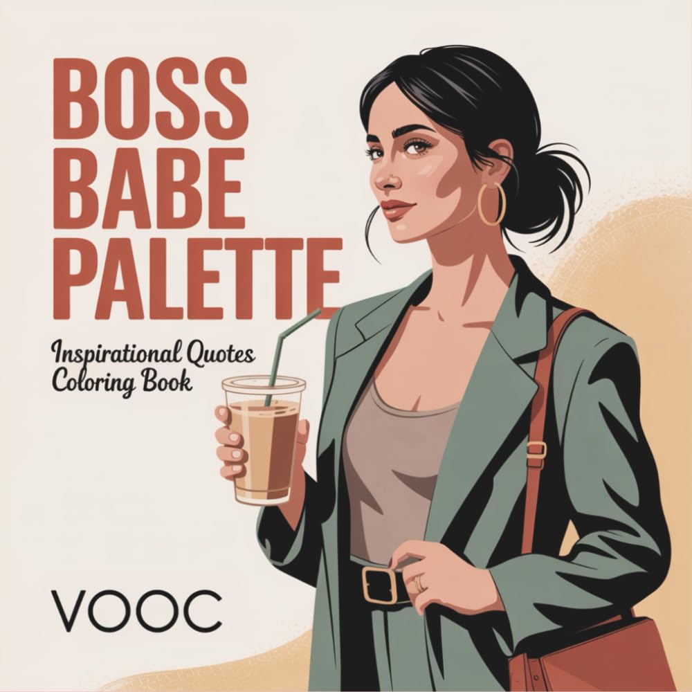 Boss Babe Palette: Inspirational Quotes Coloring Book for Women with Empowering Affirmations, Modern Lifestyle Scenes & Sassy Designs - Self Care Activity Gift for Adults (Bold Voices Collection)