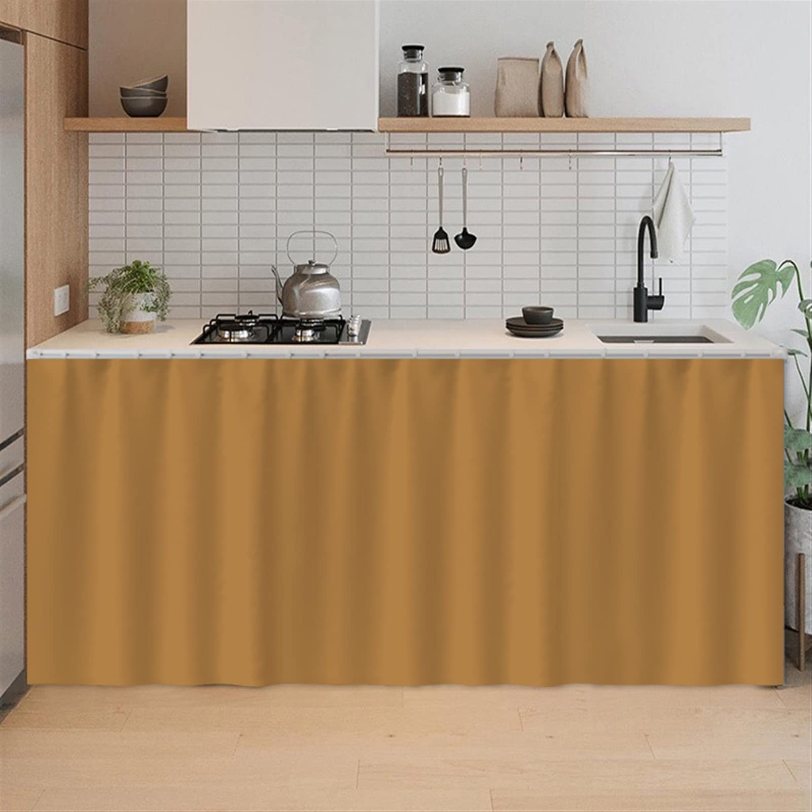 Elegant Short Curtain for Kitchen Cabinets Enhances Style and Privacy