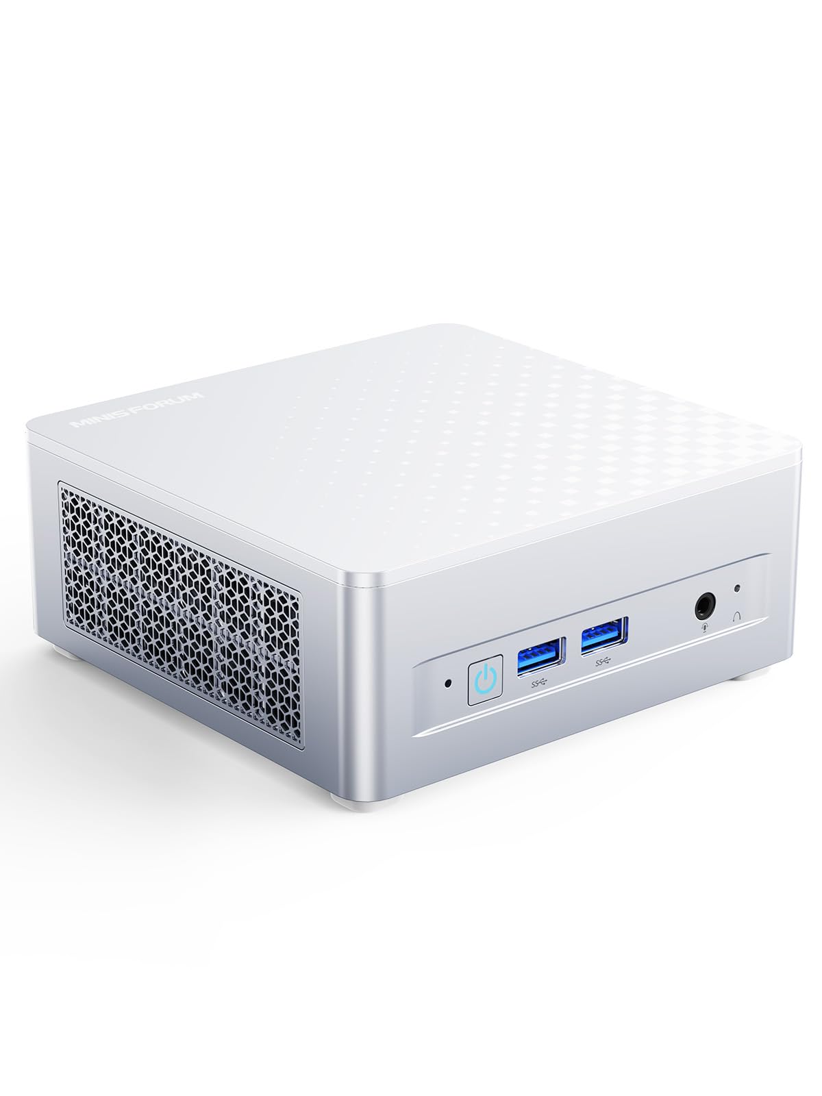 MINISFORUM M1 Plus Mini PC Intel Core i7-12800H(14C/20T, Up to 4.8GHz), 32GB DDR5 1TB SSD Desktop Computer, USB4/HDMI/DP Triple Output, 2X 2.5G LAN, 4xUSB Port, WiFi 6E, BT5.2, Intel Iris Xe Graphics
