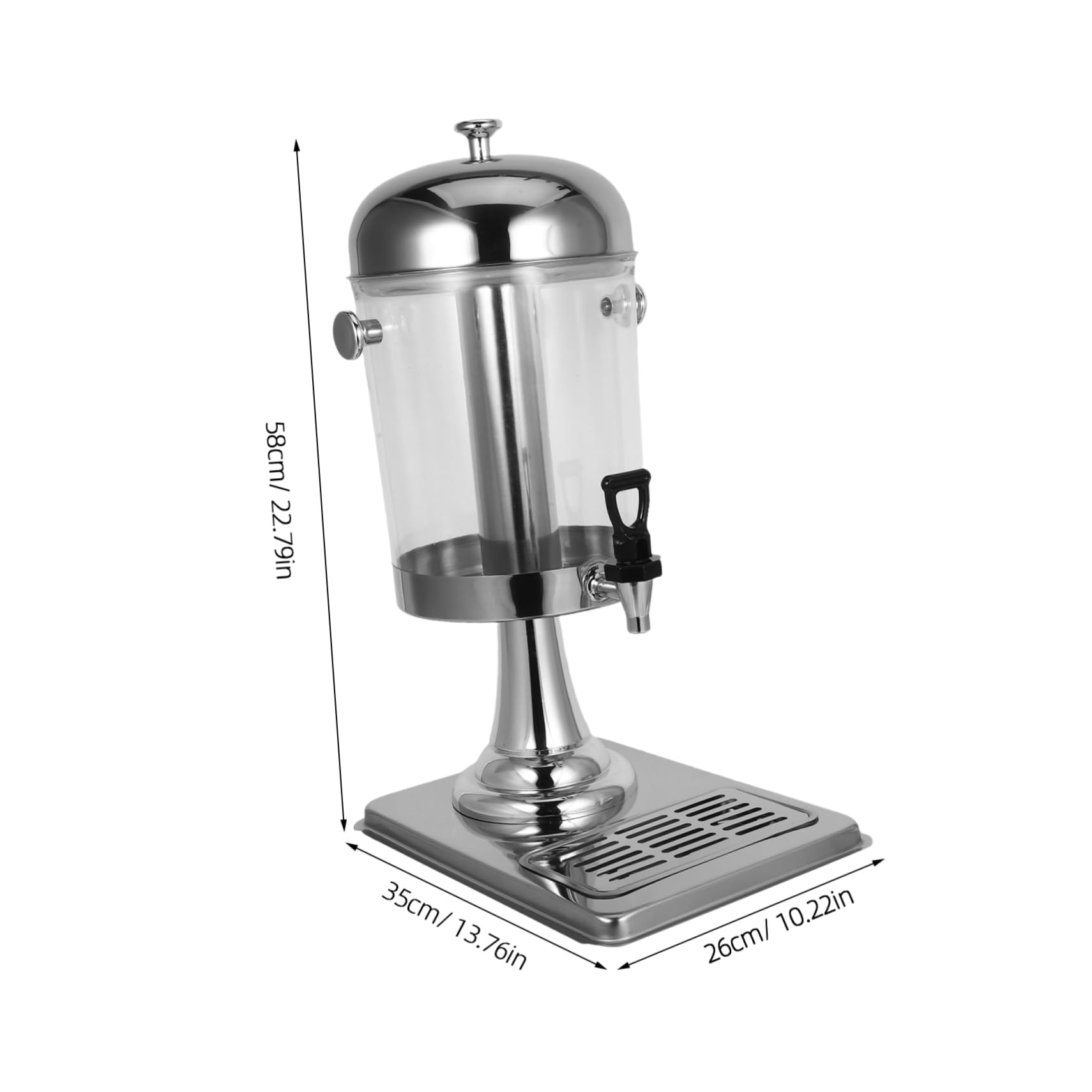 COLLBATH Stainless Steel Drink Dispenser with Spigot for Beverages Versatile Beverage Container for Home Restaurant Catering Events