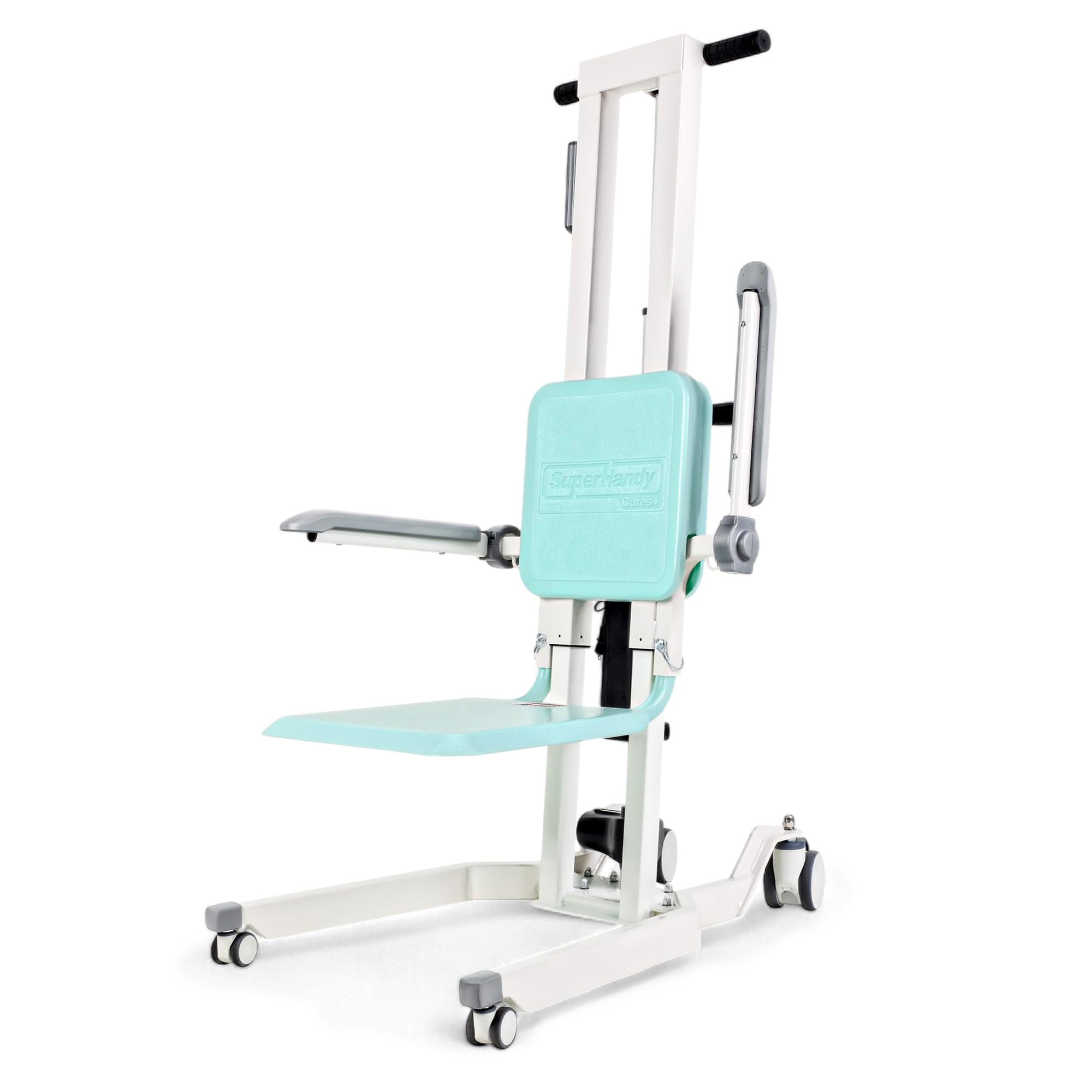 SuperHandy GoRise Élévateur électrique au Sol – Capacité de 227 kg, Assistance à la Verticale, Portable, réglable, Ergonomique, Rangement Facile, en Attente de Brevet (TX (Lève-Transfert))