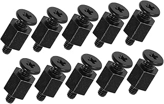 LIGHTAOTAO 10 Pcs M2 Motherboard Screws Jounal Notebooks M2 SSD Notebook Stand SSD Standoff Mounting Hex Nut Screw SSD Hard Disk Mounting Screw Motherboard M.2 Screw M.2 SSD Mounting Screw M2