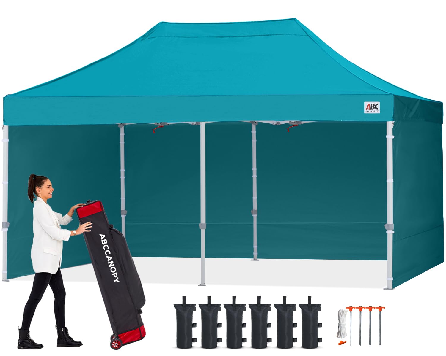 Amazon.com : ABCCANOPY Easy Pop Up Canopy Tent with Sidewalls