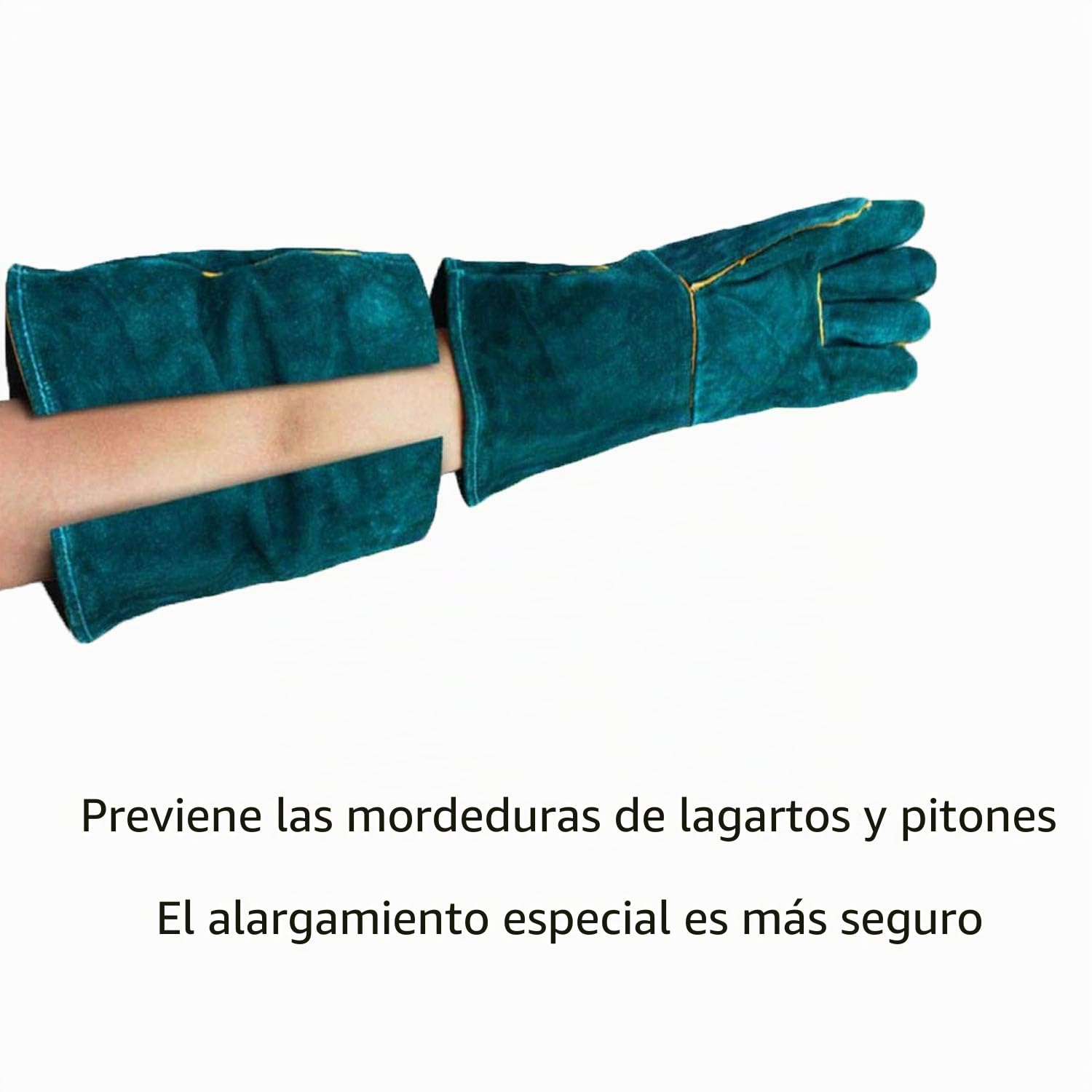 Anti-Mordidas Guantes para Manejo de Animales, PeSandy 60CM Guantes de Trabajo Duraderos para Bañarse, Arreglarse, Soldar, Manipular Perros/Gatos/Aves/Serpientes/Loros/Lagartos/Reptiles