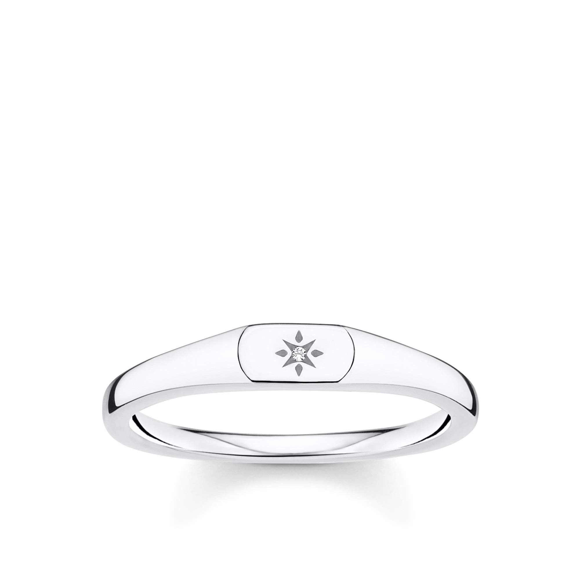Thomas Sabo Women Ring Star Silver 925 Sterling Silver TR2314-051-14